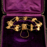 Victorian Gold Nugget Bracelet