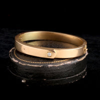 Victorian Diamond Button Bangle