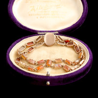 Georgian Agate Link Bracelet