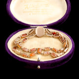 Georgian Agate Link Bracelet