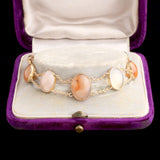 Victorian Agate Cabochon Bracelet