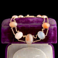 Victorian Agate Cabochon Bracelet