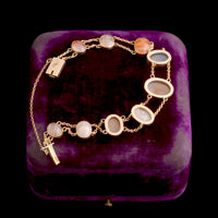 Victorian Agate Cabochon Bracelet