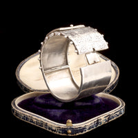 Victorian Ivy & Primrose Locket Bangle