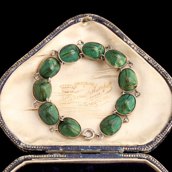 Victorian Beetle Bracelet