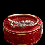 Late 19th Century Diamond Wheat Sheaves Bangle