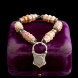 Victorian Aberdeen Granite Padlock Bracelet