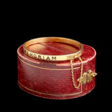 Victorian "In Memoriam" Gold & Enamel Bangle