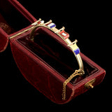 Victorian "1896" Nautical Signal Flag Bangle