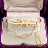 Victorian Double Horseshoe Pencil Bangle