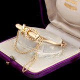 Victorian Double Horseshoe Pencil Bangle