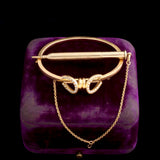 Victorian Double Horseshoe Pencil Bangle