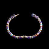 1920s Egyptian Revival Lapis & Enamel Bangle