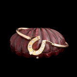 Late 19th Century Austrian Diamond Horseshoe Expandable Bangle