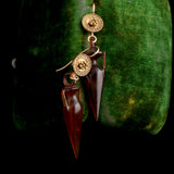 Etruscan Revival Tortoiseshell Amphorae Earrings