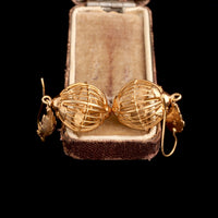 Late Victorian Birdcage Earrings