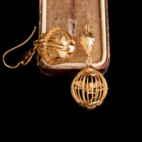 Late Victorian Birdcage Earrings