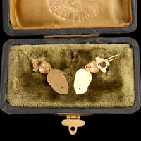 Victorian Gold Acorn Earrings