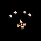 Georgian Petite Rose Cut Diamond Studs