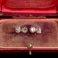 Georgian Rose Cut Diamond Studs
