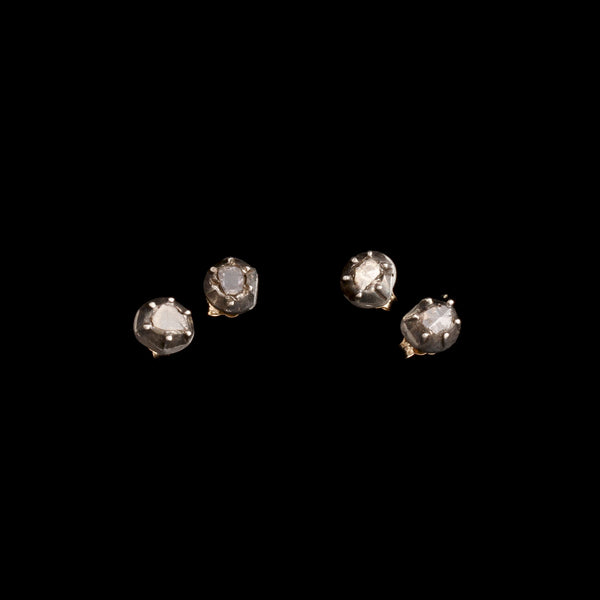 Georgian Rose Cut Diamond Studs