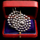 Georgian Cut Steel Bull's Eye Earrings