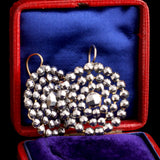 Georgian Cut Steel Bull's Eye Earrings