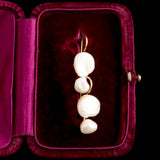 Early 20th Century Fresh Water Pearl Earrings