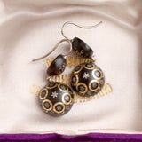 Victorian Flowers & Stars Pique Earrings