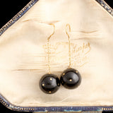 Victorian Pique Polka Dot Pendant Earrings