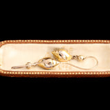 Victorian Turquoise Shell Earrings