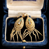 Victorian Gemstone Fringe Earrings