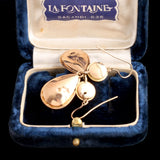 Early 19th Century Dutch Chalcedony Drop Earrings