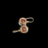 Edwardian Cushion Cut Saphiret Earrings