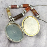 'Regard' Sweetheart Locket on Scottish Agate Chain