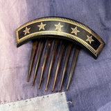 Tortoise Pique Hair Comb