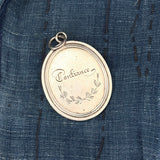 19th Century French "Confiance" Silver Masonic Medallion