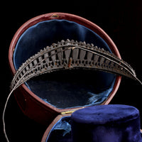 Victorian French Jet Tiara