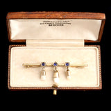 Edwardian Milk Teeth Bar Brooch