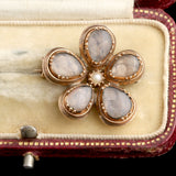 Georgian Sentimental Pansy Brooch