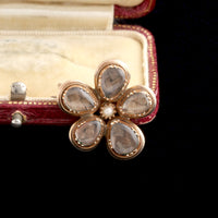 Georgian Sentimental Pansy Brooch