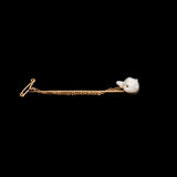 Edwardian Moonstone Fox Stickpin