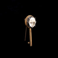 Georgian Rock Crystal Halley's Comet Brooch