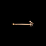 Victorian Diamond & Ruby Horse Head Safety Pin