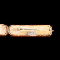 Art Deco Diamond Arrow Jabot Pin