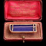 Victorian Ship & Swallows Enamel Homecoming Brooch