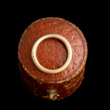 Victorian Reeded Gold Split Ring