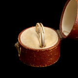 Victorian Reeded Gold Split Ring