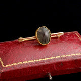 Egyptian Revival Scarab Safety Pin