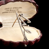 Edwardian "Lil" Diamond Brooch